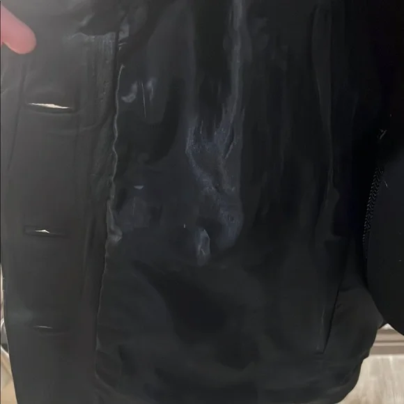 Newport News Black Leather Women's Jacket size Medium - Picture 9 of 13